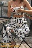 Casual Jumpsuits Romper Matching Sets Summer Women Beach Boho Party Style Jumpsuits Elegant Outfit Fashion