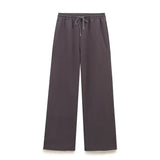 Fongt Homemade New Women's Double-Sided T-Fur T-Wear Trousers Open Fork Double-Sided Trousers 41746