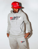 Fongt Letter Print Men's And Women's Multi-Color Warm Two Sets Of Loose Hoodie + Pants Jogging Set