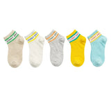 5 Pairs/lot 1 to 12 Yrs Cotton Children's Socks Stereo Animals Summer Thin Kids' Mesh Socks Cute Girls Boys