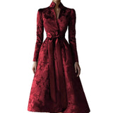 Fongt Elegant Spring And Autumn Long-Sleeved Vertevery Party Dress Explosion