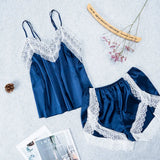 Sleepwear Sexy Satin Pajama