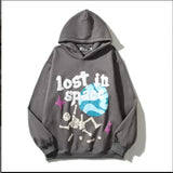 Fongt Korean Autumn And Winter New Personalized Pattern Print Hoodie