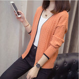 Knitted Cardigan Women 2022 Autumn Long Sleeve V Neck Women's Sweater Cardigan Female Open Stitch Pull Femme