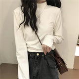 Fongt 2024 New Interior With Long-Sleeved T-Shirt Student Top Women's