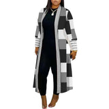 Fongt Autumn And Winter New Women's Coat Long Sleeve Splicing Loose Commuter