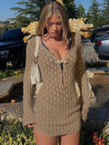 Fongt Beach Skirt Knitted Long-Sleeved Ass Bikini Swimsuit Burqa Holiday Sunscreen Woman