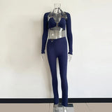 Two Piece Sets Women 2021 Spring New Arrival Ladies Shorts Top And Overalls Elegant Comfortable Sexy Pants