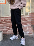 black high-waisted slim bottoming