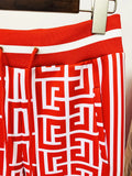 QUALITY Newest 2023 S/S Designer Runway Suit Set Women's Monogram Printed Hooded Sweatshirt Wide Leg Pants Set Two