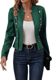 Fongt Autumn And Winter Large-Size Women's Coat Cardigan Suit Multi-Grain Buckle