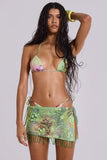 Fongt Sexy Fashion Bead Prints Half-Dress In Summer 2025