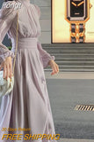 Dress Women 2023 Spring Summer New French Elegant Evening Party Long Sleeve Fashion Prom Vintage Female