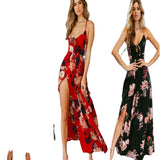 Fongt Spring And Summer Popular Print Dress Four-Color Code Digital Printing