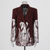 Australian Show Temperament Trison Small Suit 2025 New Personality Heavy Industry Hot Design Blazer Women's