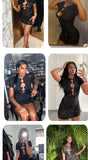 Sexy Zebra Print Cut Out Mesh Transparent Women Mini Dress for Beach Holiday Night Club Goth Party Bodycon Pencil Shorts