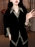 Fongt Bubble Sleeve Sweater Women's 2025 New Gentle Lazy Sensing Embroidered Knitted Dresses