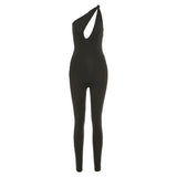One Shoulder Sexy corset jumpsuit Womens Jumpsuit Solid Backless Active Wear Skinny Jumpsuits Summer bodysuit