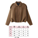 Fongt Spring Pilot Jacket Bat Sleeve Zipper Loose Tuffen Jacket Women's Casual Jacket