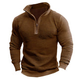 Fongt Version Of The 2025 Autumn Men's Coat Casual Jersey Wish Bump Color Zipper Shirt Multi-Color Multi-Code Cardigan
