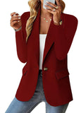 Fongt Explosion Autumn Long Sleeve Solid Color Cardigan Small Suitcase Woman