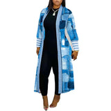 Fongt Autumn And Winter New Women's Coat Long Sleeve Splicing Loose Commuter