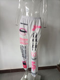 Fongt And Winter Explosion Of Women's Clothing 2025 New Printing Fashion Loose Waist Sports Leisure Harun Pants Women