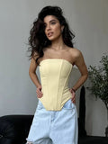 Fongt Temperament Famous Style Short Coat Plus Thoracic Fish Bone Vest Top Two Sets Of Dress