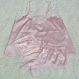 Pajamas Set Lace Trim
