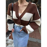 Knitted Suit For Women In Spring And Autumn 2024 New Age-Reducing Short Sweater Two-Piece Set-Outfit