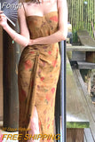 Midi Dress Summer New 2023 Women Spaghetti Strap Sexy Bodycon Ladies Elegant Evening Party Female Prom Robe