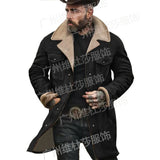 Fongt Autumn And Winter Men's Coat Velvet Jacket Multi-Pocket Zipper Coat