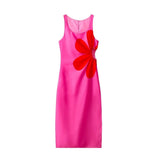 Fongt Women's Print Sling Dress 380