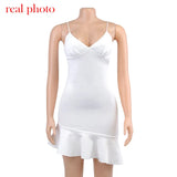 Straps Ruffles Mini