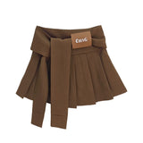 Fongt Skirt Women's Large Size 100-Fold Skirt 2025 New High-Rise Slim Small Man Anti-Walking Spring, Autumn And Winter A Short Skirt
