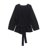 Fongt Homemade New Women's Classic Fashion With Belt And Shoulder Knitting 9598128