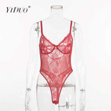 Catsuit Floral Straps
