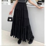 Solid Color Bow Tie Coquette Umbrella Maxi-Outfit