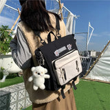Style Women Backpacks for College Teenager Girls Cute Student Shoulder Bags Lady Kawaii Backpacks Female Preppy
