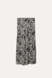 Fongt Women's Clothing INS Explosive Silk And Hymn Multi-Colored Half-Body Dress