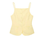 Fongt Women's Explosive Buckle Vest Top + Shorts Set