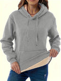 Fongt Wish Autumn And Winter Fashion Women's Clothing Warm Pocket Hoodie Coat Top