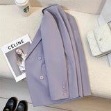 Fongt Blazer Women's 2025 New Spring And Autumn Explosion Small High-Level Feeling British Style Suit