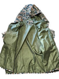 Fongt Women's Ins Camouflage Long-Sleeved Zipper Pocket Hoodie Jacket