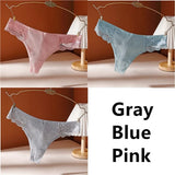 Cotton Panties Women G-String Ladies Sexy Panties Ladies Ladies Thong Underwear Solid Color Comfortable Lace Edge