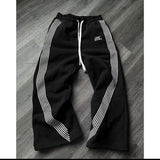 Fongt Trousers Direct Hooded Trousers Striped Plus Velvet Sweatpants Supplier