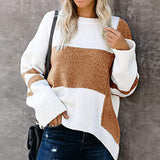 Fongt And Winter New Striped Retro Street Sweater Bumping Round Collar Knitting Shirt