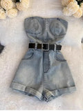 Fongt Fit Panty Women's New High-Rise Thin Leg Shorts Small Casual Jumpsuit Hottie Trousers