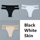 Seamless Underwear Silk Women's Plain Color Panties Lady Invisible Underpants Girls Briefs Smooth Panty Sexy