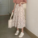 Fongt Skirt A Word Broken Flower Fairy Super Fairy Fairy Fairy Small And Fresh Thin Temperament Long Skirt In The Summer Of